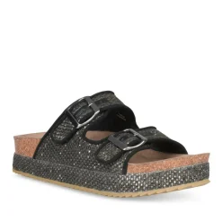 Mules Corde NOIR Femme
