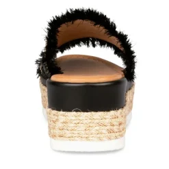 Mules Corde NOIR Femme