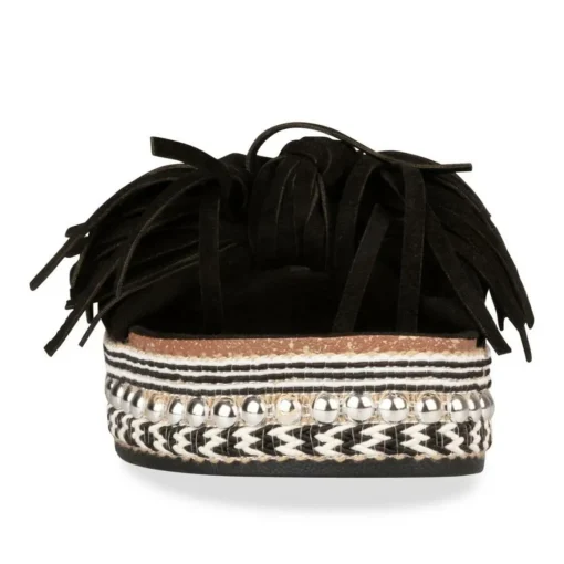 Mules Corde NOIR Femme