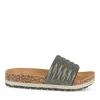 Mules Corde NOIR Femme Motif Paillettes A Enfiler