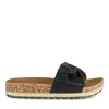 Mules Corde NOIR Femme Motif Uni A Enfiler