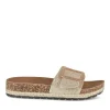 Mules Corde OR Femme Motif Paillettes A Enfiler