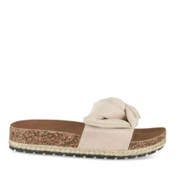 Mules Corde OR Femme Motif Paillettes A Enfiler