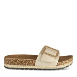 Mules Corde OR Femme Motif Uni A Enfiler