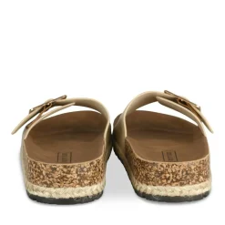 Mules Corde OR Femme Motif Uni A Enfiler