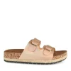 Mules Corde ROSE Femme Motif Iridescent A Enfiler