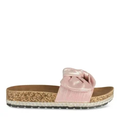 Mules Corde ROSE Femme Motif Uni A Enfiler