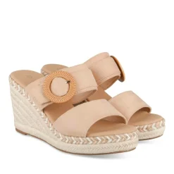 Mules Corde ROSE Femme Motif Uni A Enfiler