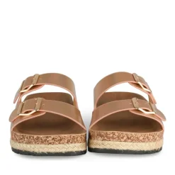 Mules Corde ROSE Femme Motif Iridescent A Enfiler