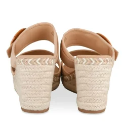 Mules Corde ROSE Femme Motif Uni A Enfiler