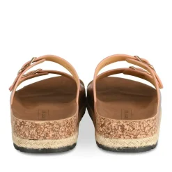 Mules Corde ROSE Femme Motif Iridescent A Enfiler