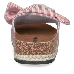 Mules Corde ROUGE Femme