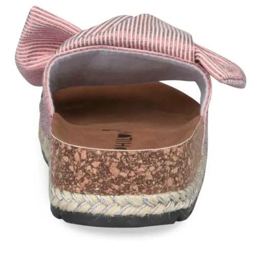 Mules Corde ROUGE Femme