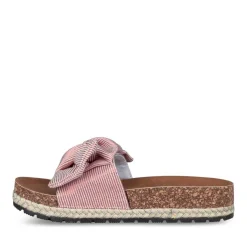 Mules Corde ROUGE Femme