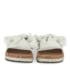 Mules Corde VERT Femme Motif Paillettes A Enfiler