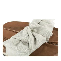 Mules Corde VERT Femme Motif Paillettes A Enfiler