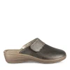 Mules GRIS Femme Motif Uni A Enfiler
