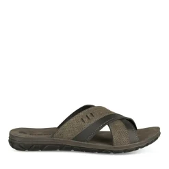 Mules GRIS Homme Motif Uni A Enfiler