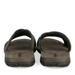 Mules GRIS Homme Motif Uni A Enfiler