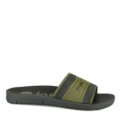Mules KAKI Homme Motif Uni A Enfiler