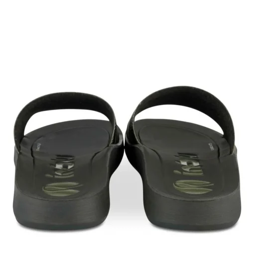 Mules KAKI Homme Motif Uni A Enfiler