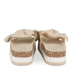 Mules Liège BEIGE Femme Motif Uni A Enfiler