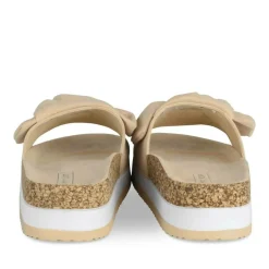 Mules Liège BEIGE Femme Motif Uni A Enfiler