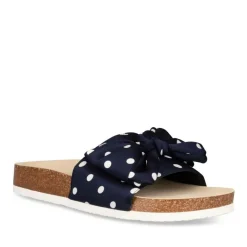 Mules Liège BLEU Femme A Enfiler