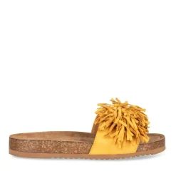 Mules Liège JAUNE Femme A Enfiler