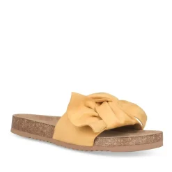 Mules Liège JAUNE Femme A Enfiler
