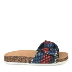 Mules Liège MARINE Femme Motif Uni