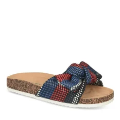 Mules Liège MARINE Femme Motif Uni
