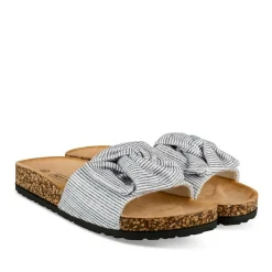 Mules Liège MARINE Femme Motif A Pois A Enfiler