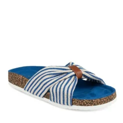 Mules Liège MARINE Femme Motif Uni A Enfiler