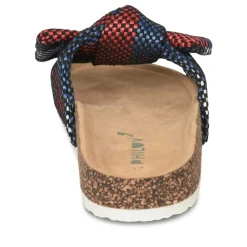 Mules Liège MARINE Femme Motif Uni