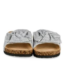 Mules Liège MARINE Femme Motif A Pois A Enfiler