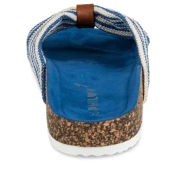 Mules Liège MARINE Femme Motif Uni A Enfiler
