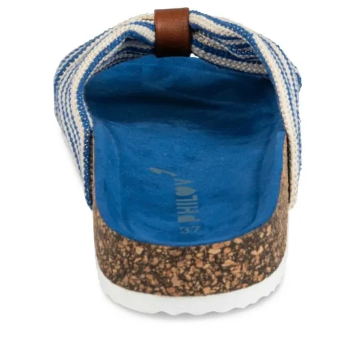 Mules Liège MARINE Femme Motif Uni A Enfiler