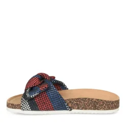 Mules Liège MARINE Femme Motif Uni