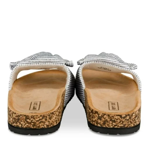 Mules Liège MARINE Femme Motif A Pois A Enfiler