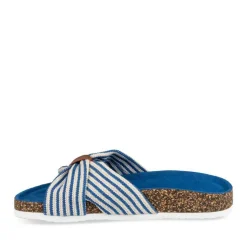 Mules Liège MARINE Femme Motif Uni A Enfiler