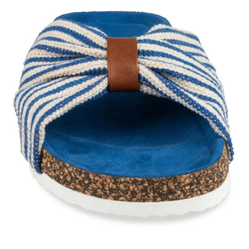 Mules Liège MARINE Femme Motif Uni A Enfiler