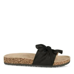Mules Liège NOIR Femme Motif Uni A Enfiler