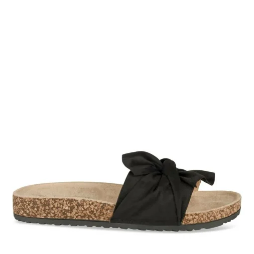 Mules Liège NOIR Femme Motif Uni A Enfiler