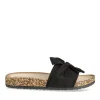 Mules Liège NOIR Femme Motif Uni A Enfiler