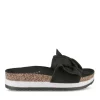 Mules Liège NOIR Femme Motif Uni A Enfiler