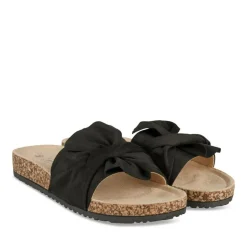 Mules Liège NOIR Femme Motif Uni A Enfiler
