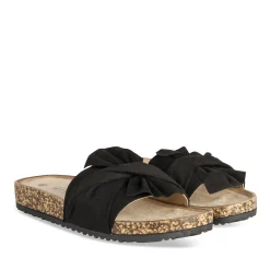 Mules Liège NOIR Femme Motif Uni A Enfiler