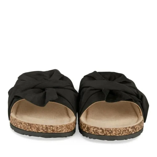 Mules Liège NOIR Femme Motif Uni A Enfiler