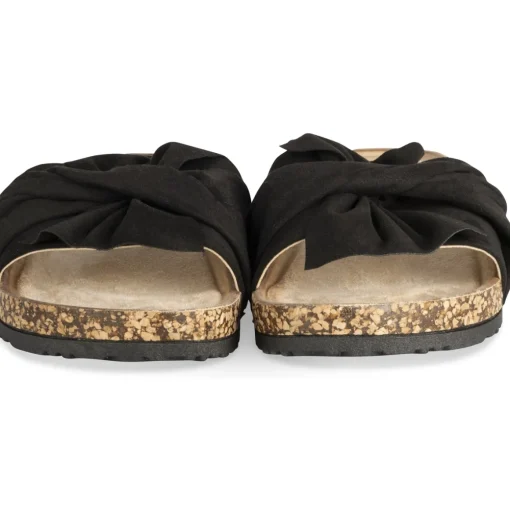 Mules Liège NOIR Femme Motif Uni A Enfiler